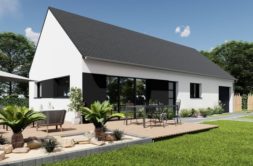 Maison+Terrain de 5 pièces avec 3 chambres à La-Forest-Landerneau 29800 – 254000 € - JPD-24-09-24-19