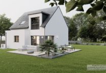 Maison+Terrain de 5 pièces avec 3 chambres à La-Forest-Landerneau 29800 – 264000 € - JPD-24-09-24-17