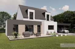 Maison+Terrain de 5 pièces avec 4 chambres à Chapelle-aux-Filtzmeens 35190 – 266000 € - HHE-24-08-21-145